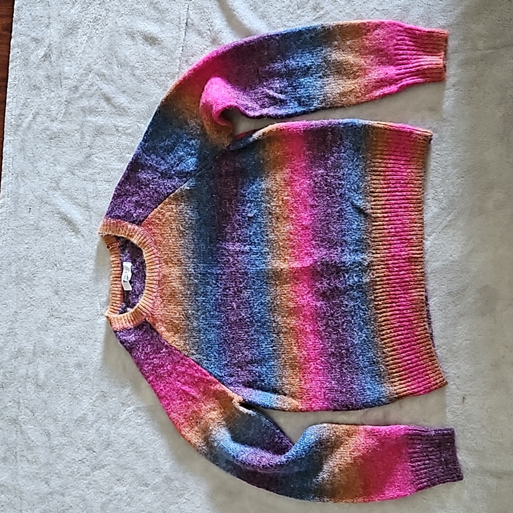Women's SM multi color Sweater - small